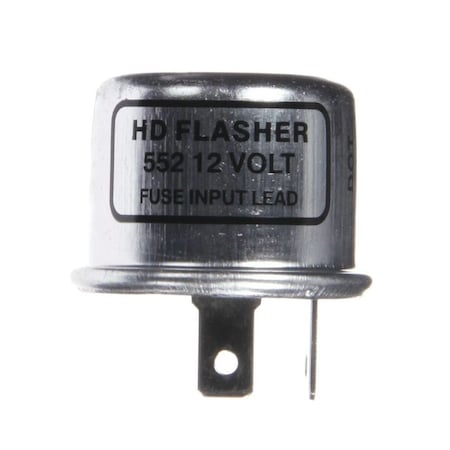 Truck-Lite Signal-Stat, Thermal, Aluminum Flasher Module, 60-120Fpm, 12V, 2 Blade Terminals 552